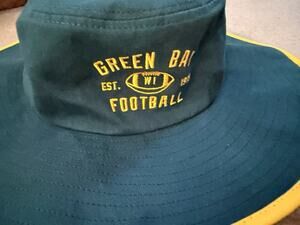 Vintage Green Bay Packers Football Boonie Bucket Hat